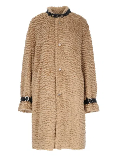 JIL SANDER SINGLE-BREASTED MIDI COAT