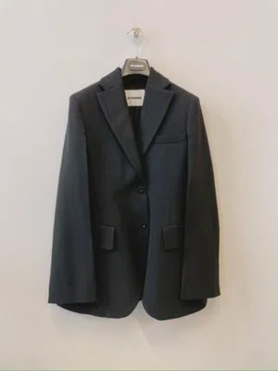 Jil Sander Single-breasted Suit Jacket In Black