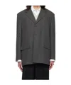 Jil Sander Single-breasted Tailored Blazer In Black