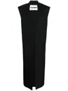 Jil Sander Gilet In Black