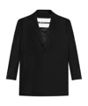 Jil Sander Single-breasted Wool Blazer In Black