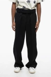 Jil Sander Single-pleated Wool Pants With Belt