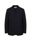 Jil Sander Single-breasted Jacket In Blue