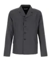 Jil Sander Single-breasted Tailored Jacket In Gray