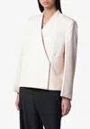 Jil Sander Single-breasted Wool Blazer In Multi
