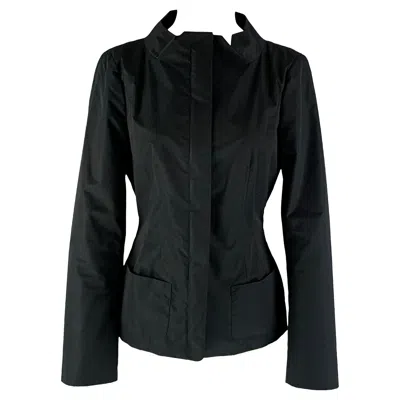 Pre-owned Jil Sander Size 6 Black Cotton Polyester Blazer