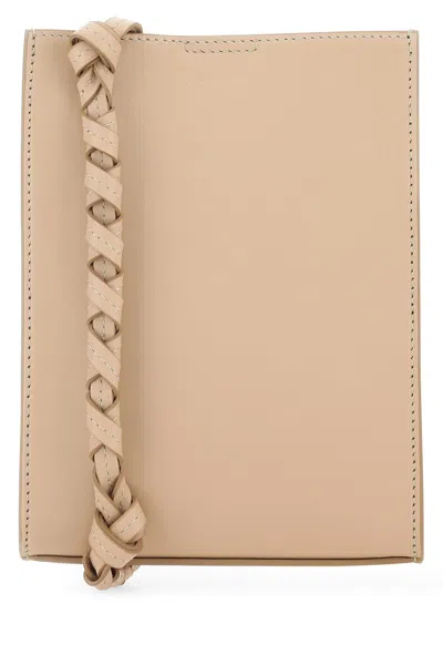 JIL SANDER SKIN PINK LEATHER SMALL TANGLE SHOULDER BAG