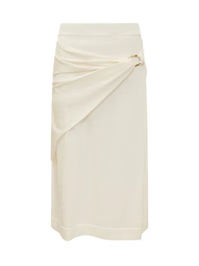 Jil Sander Skirt In Beige