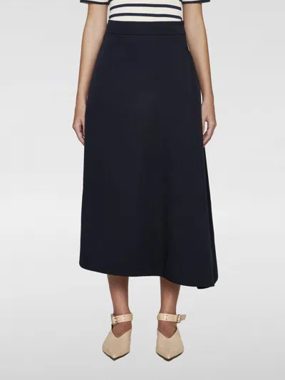 Jil Sander Skirt  Woman Color Blue In Black