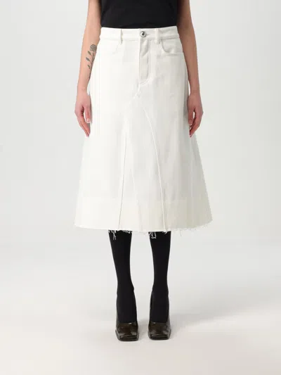 JIL SANDER SKIRT JIL SANDER WOMAN COLOR WHITE,425418001