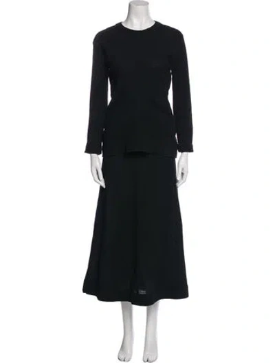 Pre-owned Jil Sander Skirt Set In Black