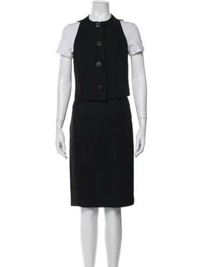 Pre-owned Jil Sander Skirt Set In Black
