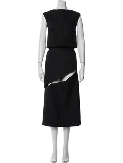 Pre-owned Jil Sander Skirt Set In Black