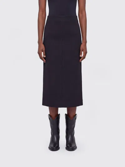 Jil Sander Skirt Woman Color Black In Blue