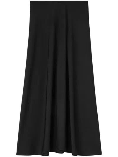 Jil Sander Straight Maxi Skirt In Multicolor
