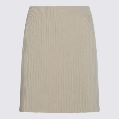 Jil Sander Skirts Eggshell In Gray