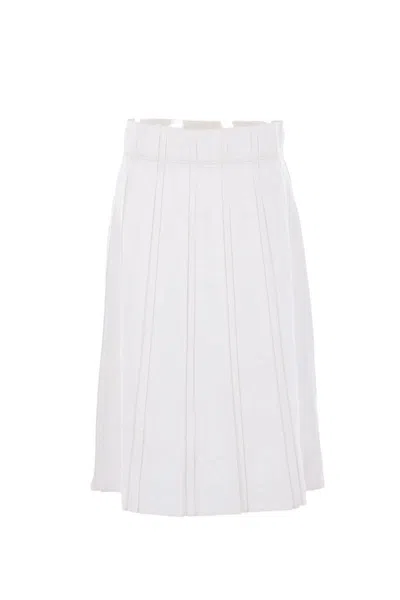 Jil Sander Skirts In White