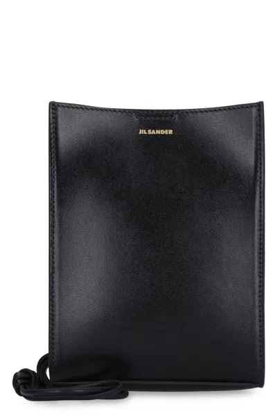 Jil Sander Tangle Knotted Strap Shoulder Bag In Blue