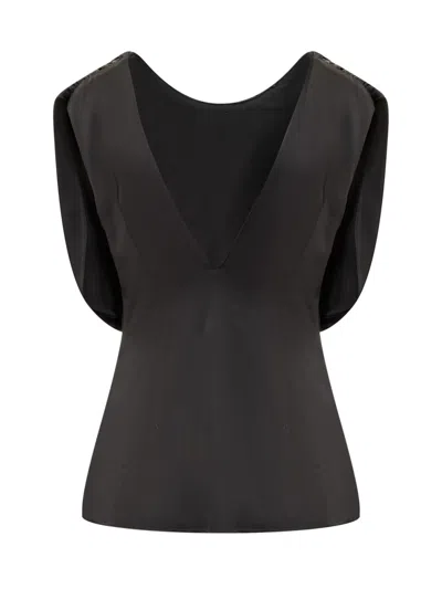 Jil Sander Sleek Mini Top In Black