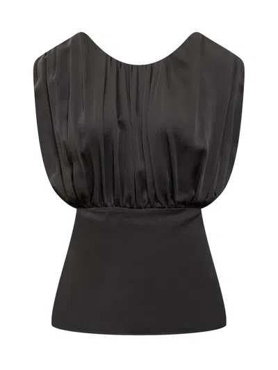 Jil Sander Sleek Mini Top In Black