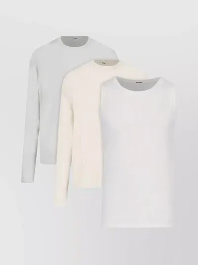 Jil Sander Sleeve Variety Pack For All Occasions In White