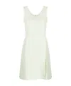 Jil Sander Sleeveless A-line Minidress In White