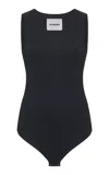 Jil Sander Sleeveless Bodysuit In Black