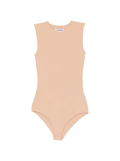 Jil Sander Sleeveless Bodysuit In Pink