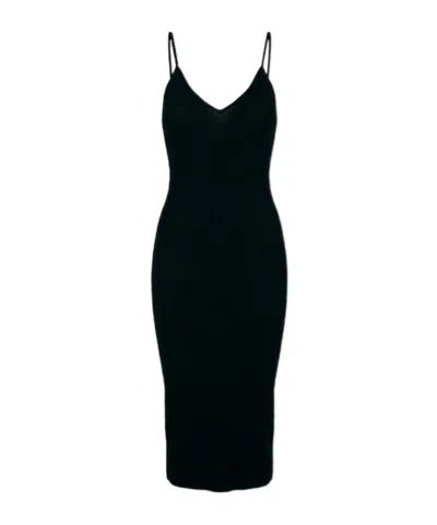 Jil Sander Sleeveless Dress In Black