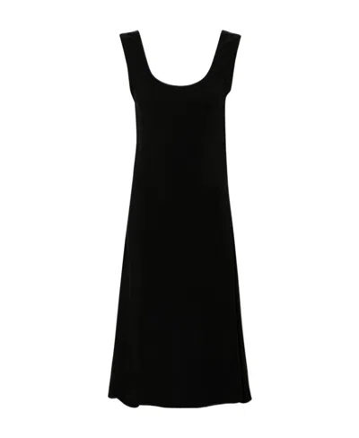 Jil Sander Sleeveless Dress In Black