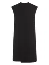 Jil Sander Sleeveless Knit Vest In Black