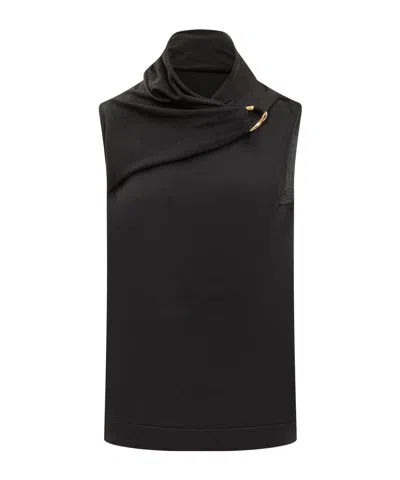 JIL SANDER JIL SANDER SLEEVELESS KNITTED TOP