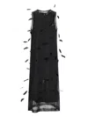 Jil Sander Sleeveless Maxi Dress In Black