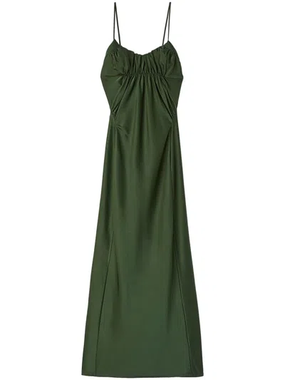 Jil Sander Sleeveless Midi-dress In Green