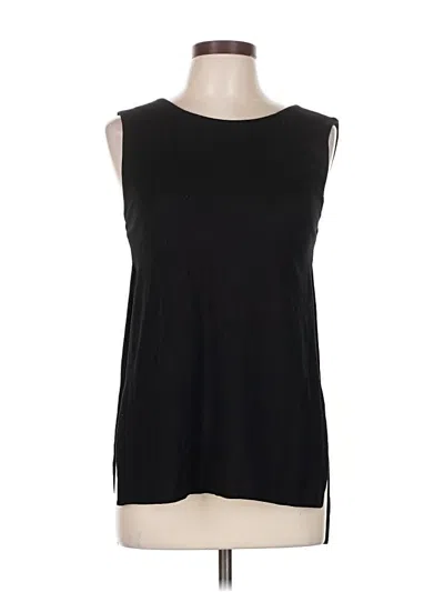 Pre-owned Jil Sander Sleeveless Top Black Boatneck Tops