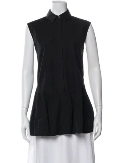Pre-owned Jil Sander Sleeveless Top In Gray