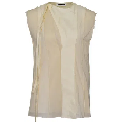Jil Sander Sleeveless Top In Multi