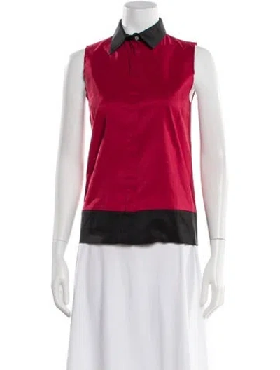 Pre-owned Jil Sander Sleeveless Top In Multi