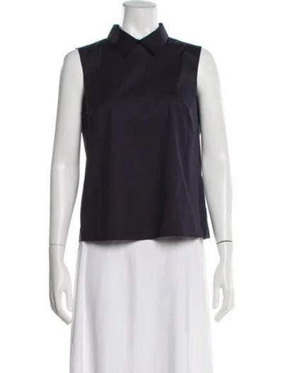 Pre-owned Jil Sander Sleeveless Top In Purple