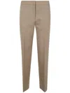 Jil Sander Slightly Cropped Tailored Pant Clothing In Grey