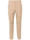 Jil Sander Cropped Trousers In Gray