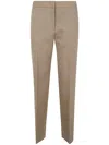 Jil Sander Slightly Cropped Tailored Pant Clothing In Grey