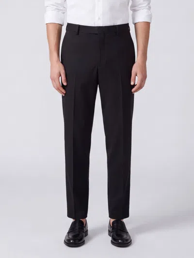 Jil Sander Slim Fit Tailored Wool And Mohair Trousers In Black