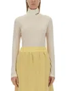 Jil Sander Women's Turtleneck Shirt In Neutrals