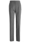 Jil Sander Gray Wool Trousers In Grey