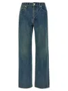 Jil Sander Slim Twist Jeans In Blue