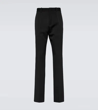 Jil Sander Slim Wool Pants In Black