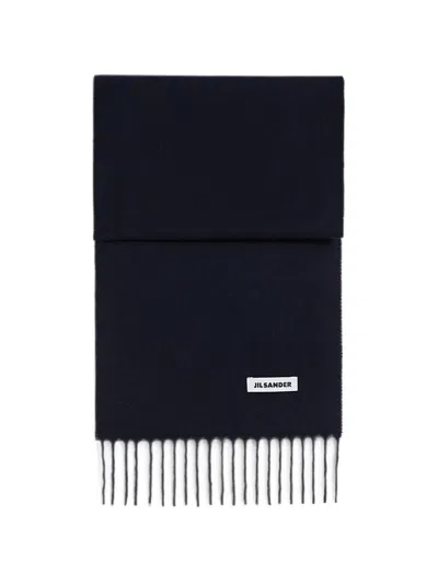 JIL SANDER SLIM WOOL SCARF