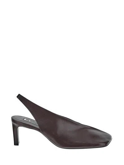 Jil Sander Sling Back Décolleté In Purple