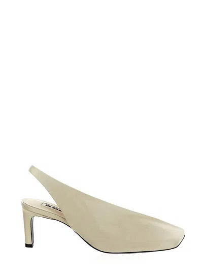Jil Sander Sling Back Décolleté In White